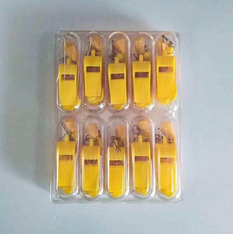 黄色塑料OK口哨