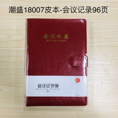 潮盛18007皮本-会议记录96页