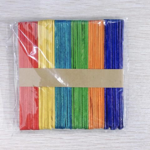 彩色雪糕棒-小号/50根/11.2x1cm