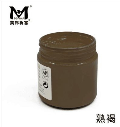 美邦AP06-687水粉颜料-熟褐/100ml