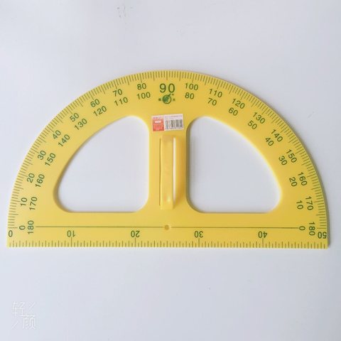 教具-塑料教学量角器