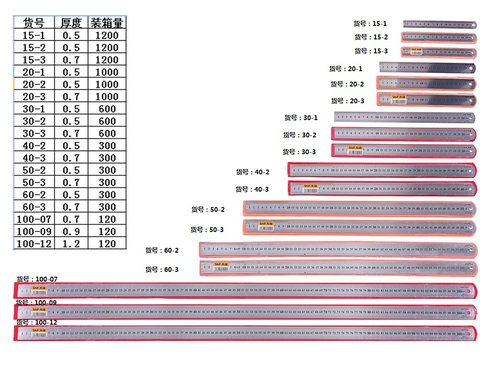 先锋20-3铁直尺-20cm