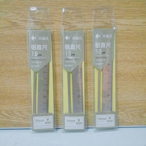 特价小鱼儿8077直尺-15cm铝