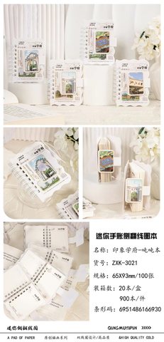 ZXK造型彩页吨吨本-100张/65x93mm