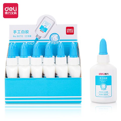 ↑得力9070白乳胶-40ml