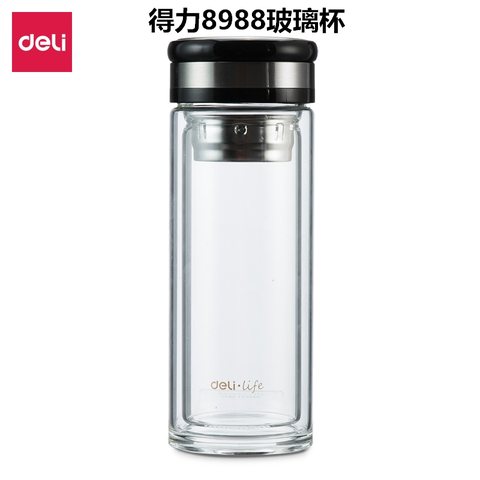 ↑得力8988玻璃杯-320ml