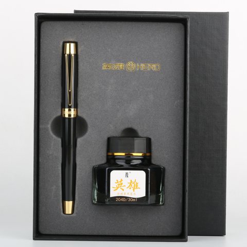 英雄3812钢笔套装-配204D墨水