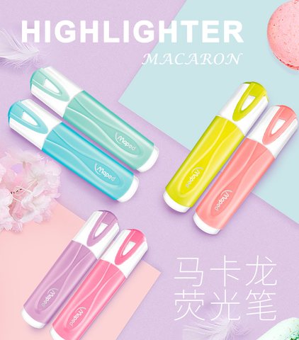 马培德742571CH马卡龙荧光笔盒装黄
