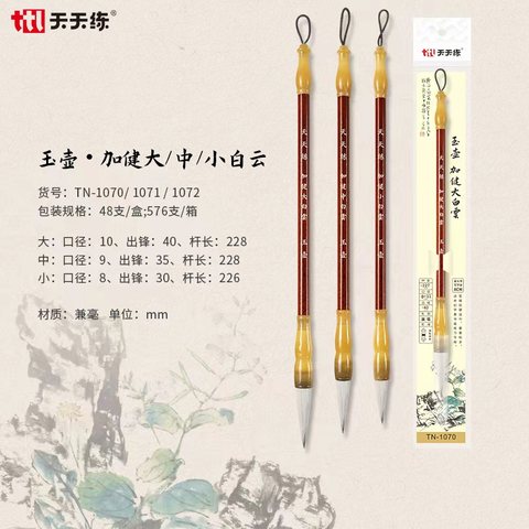 天天练TN-1072毛笔-加健小白云