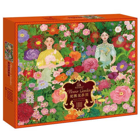 纸居良品ZJ63030拼图-花国花梦间/1000片