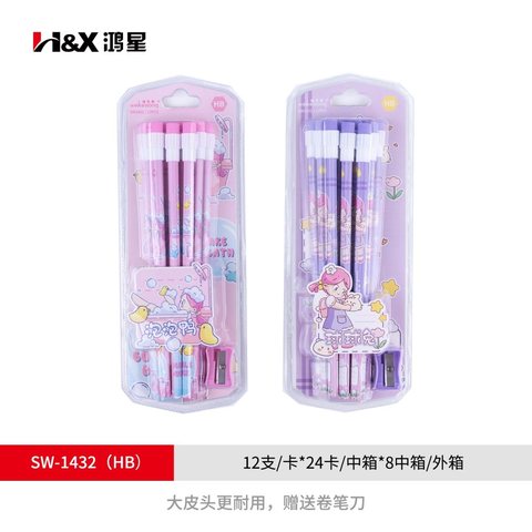 ■鸿星SW-1432铅笔-HB/12支/维克熊